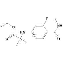 N- [3-Fluor-4- [(methylamino) carbonyl] phenyl] -2-methylalaninethylester CAS Nr. 1258638-92-4